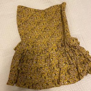 Yellow Mini Skirt